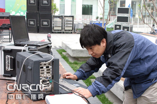 中广网现场视频直播准备就绪