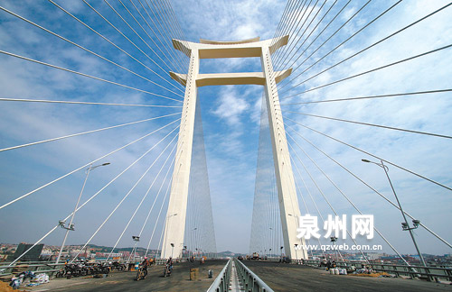 世界首座 开 字形斜拉桥泉州晋江大桥通车在即
