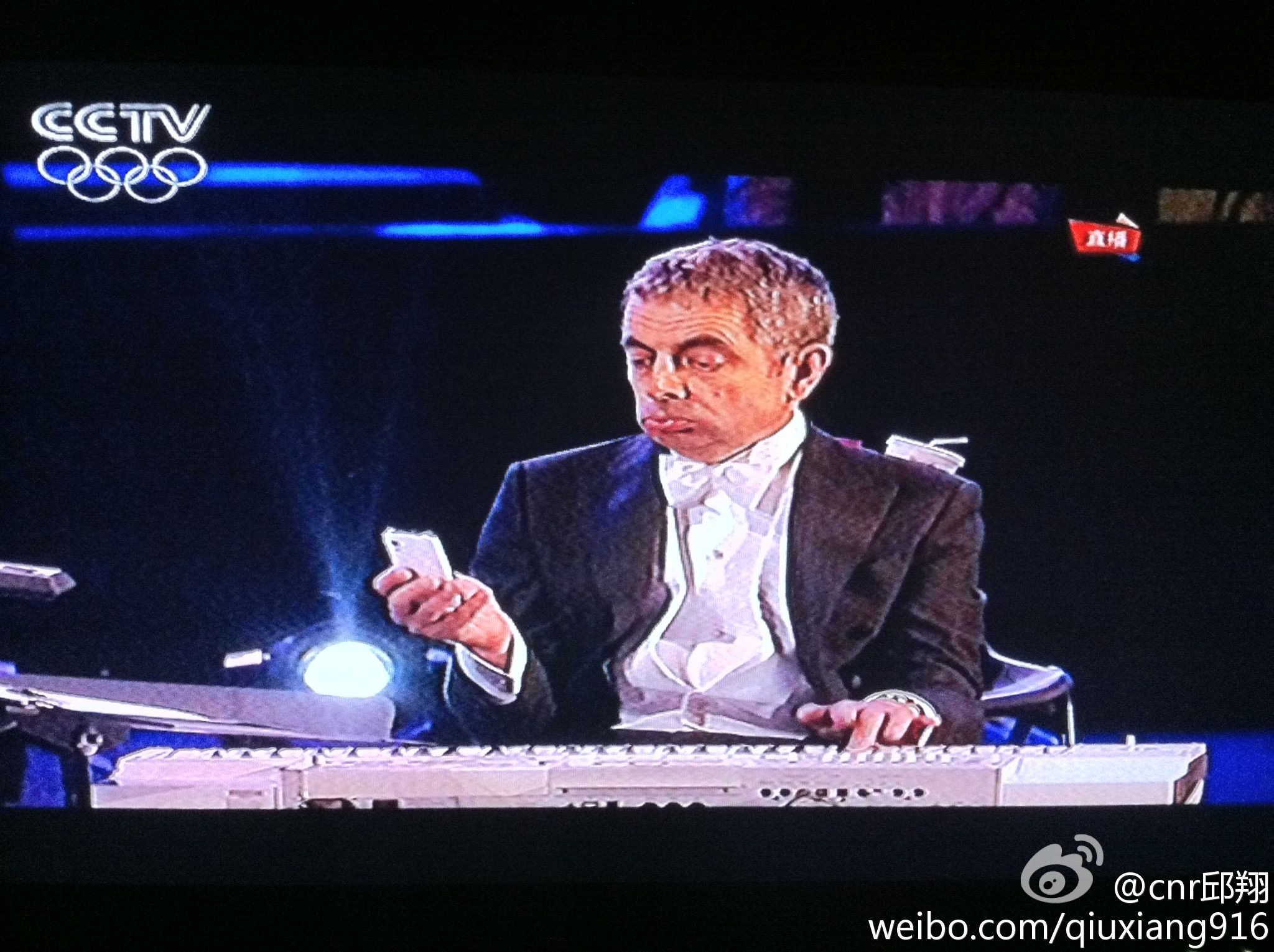 憨豆先生奥运会亮相开幕式