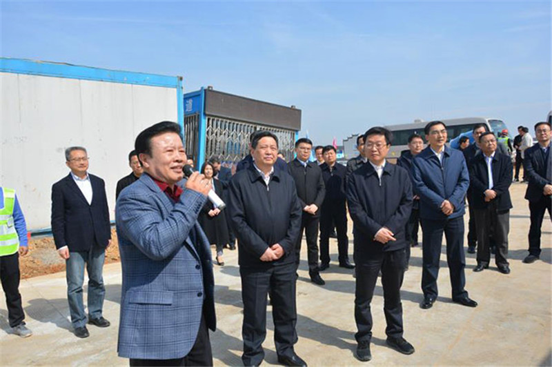3月16日,宣城市委书记陶方启,芜湖市委书记潘朝晖,共同来到芜宣