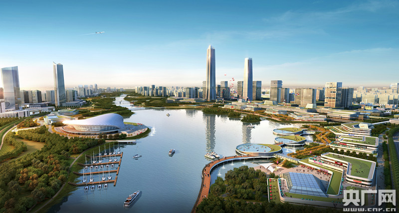 合肥东部新中心核心区设计效果图.(央广网发 瑶海区委宣传部供图)