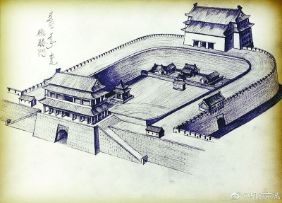 这小伙儿手绘老北京内城九门