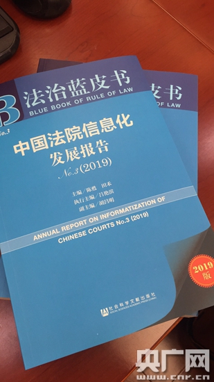 《法治蓝皮书·中国法院信息化发展报告（2019）》发布