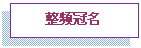 文本框: 整频冠名
