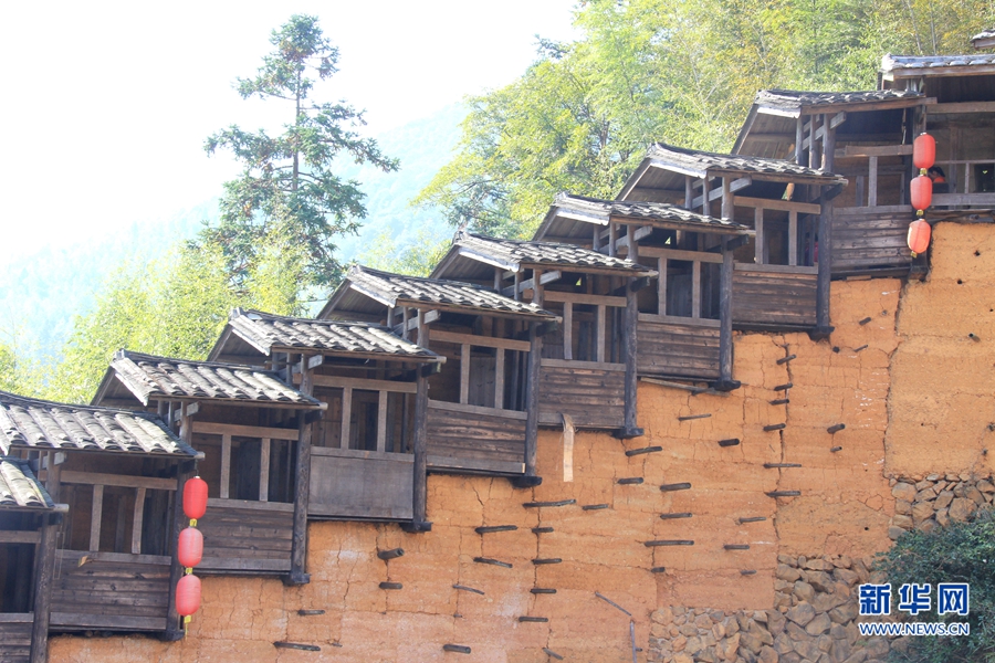 航拍福建大田安良堡:畲族村的布达拉宫