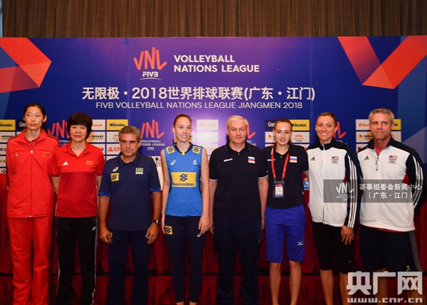 世界女排联赛江门站今日开赛