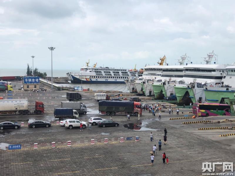 艾云尼影响渐弱 琼州海峡于7日上午11时开始