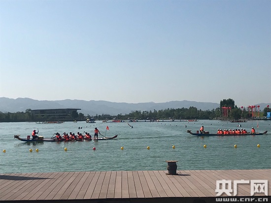 2018年中国龙舟公开赛成都·金堂站鸣锣开战