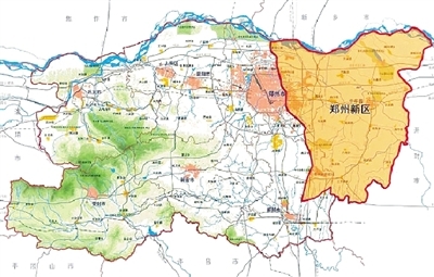 最新郑州市区地图_郑州市区常驻人口