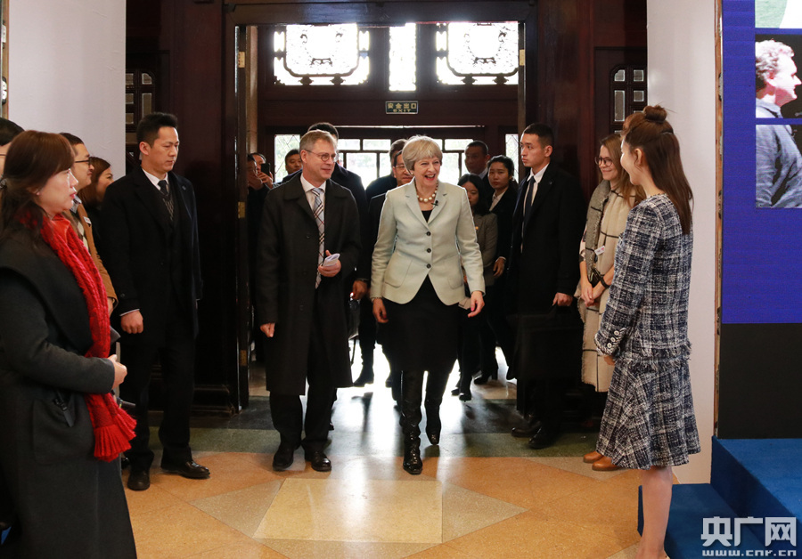 英国首相特雷莎·梅访华首站武汉 教育合作成