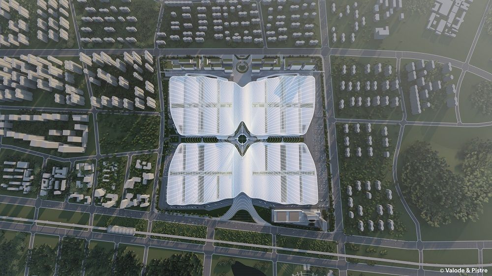 天河国际会展中心效果图.武汉市自然资源和规划局 供图