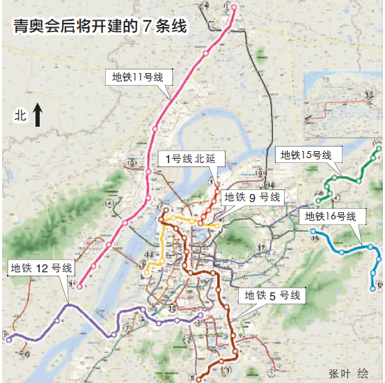 南京未来10年将开建9条地铁新线