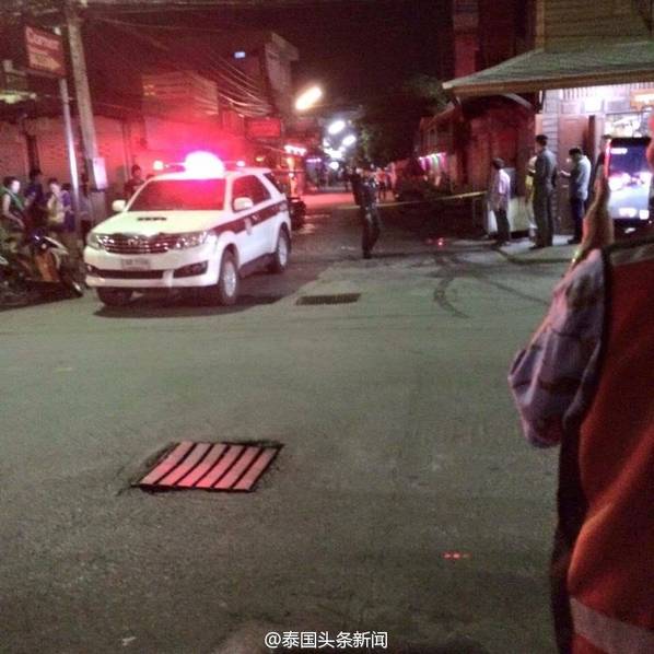 泰国旅游胜地酒吧街爆炸 现场12伤