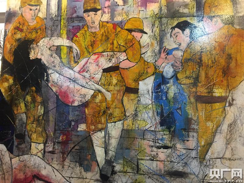 法国著名画家帕赫绘制“中国慰安妇”油画 揭露日军罪行