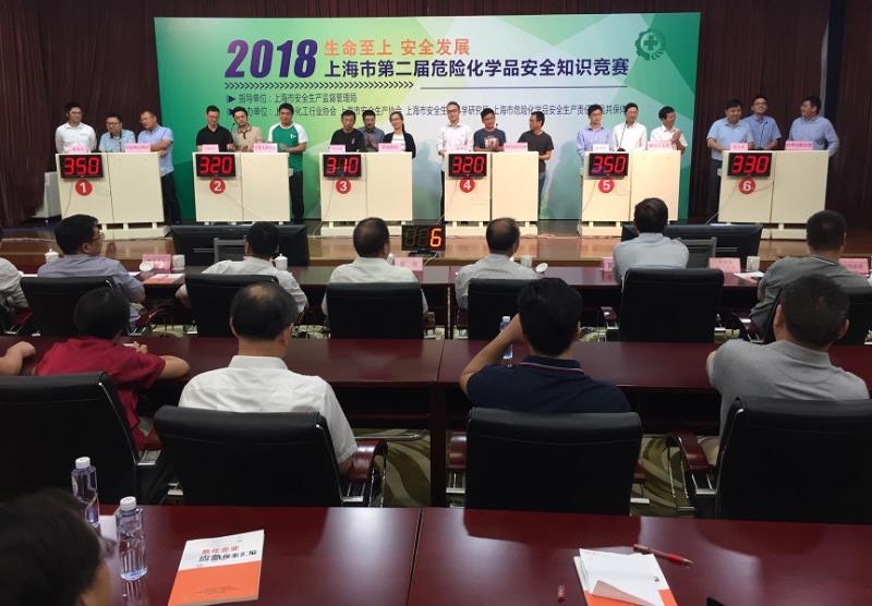 上海举办第二届危险化学品安全知识竞赛