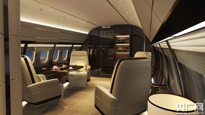 中国商飞首次携CBJ公务机模型亮相上海公务机展