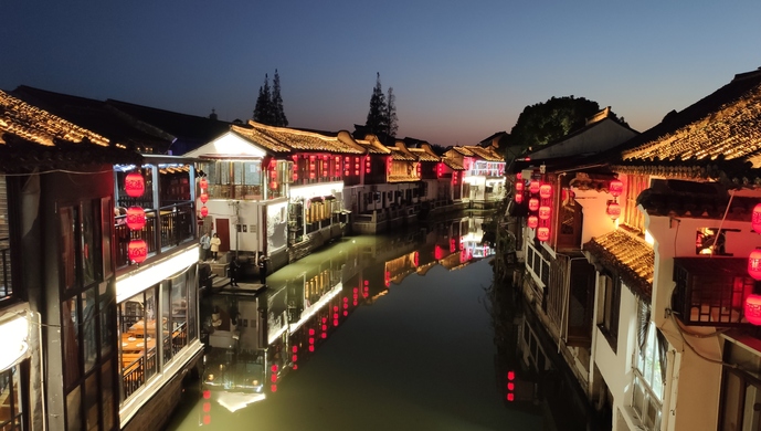 景观灯光升级外 上海古镇夜游怎样亮起来