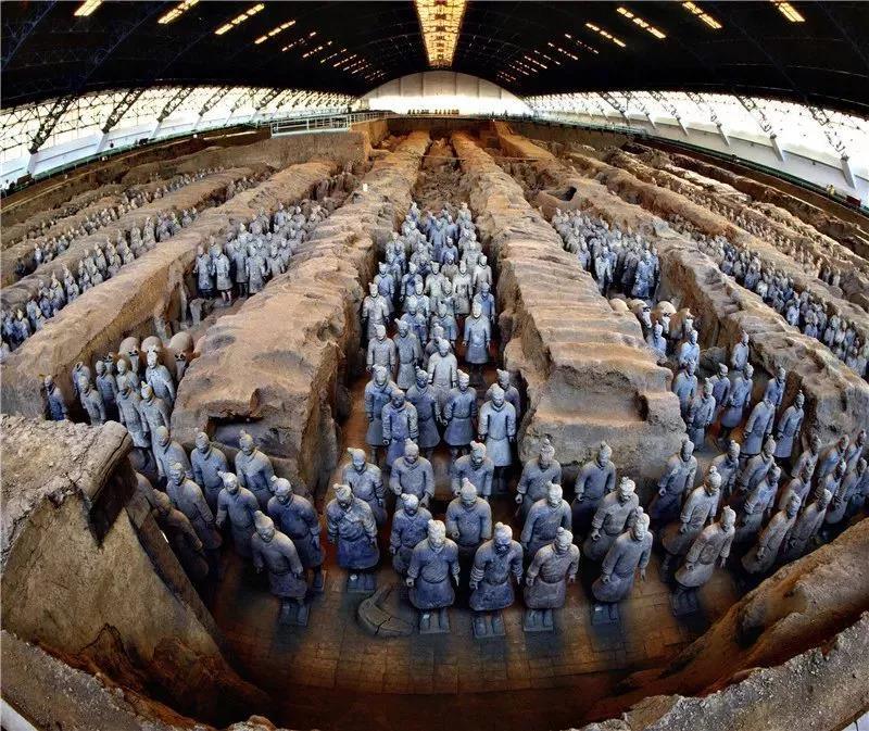 世界第八大奇迹的兵马俑  图片来自网络