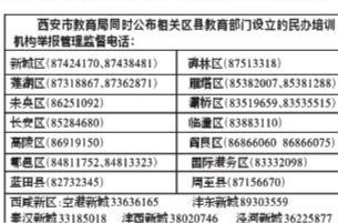 教育部门公布民办非学历文化教育培训机构白