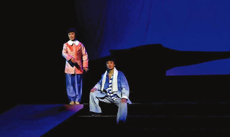 线腔现代戏《金水弯弯》在西安上演