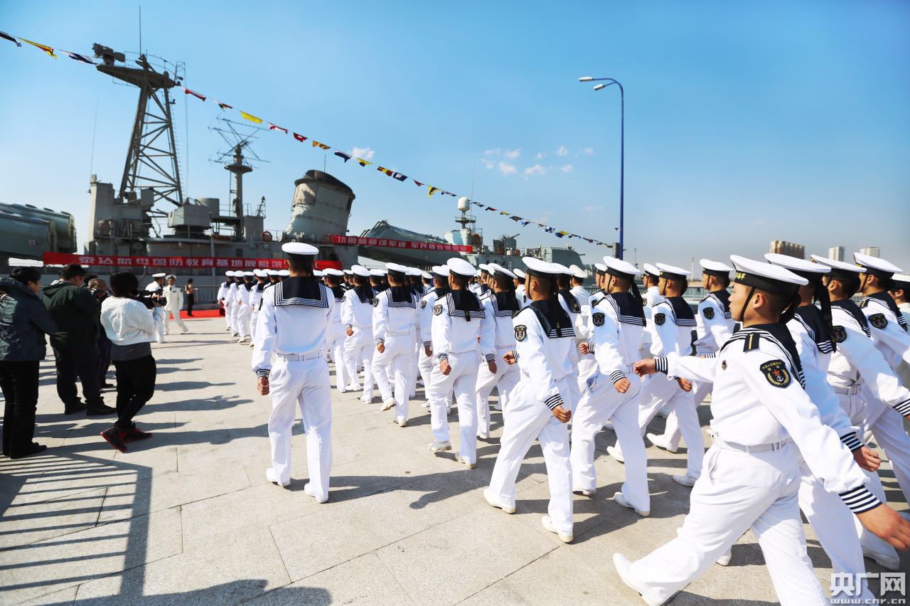 退役舰艇落位泰达航母国防教育基地 曾赴南海