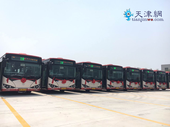 纯电公交登陆宁河 迎全运500部新车投放完毕
