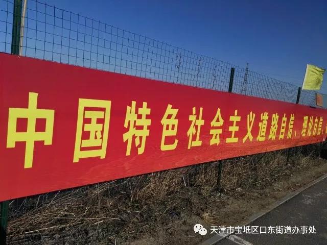 十九大精神进旅游村 天津宝坻区滑冰场创新宣