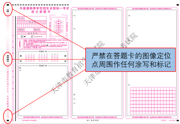 高考那些事儿|@天津考生:答题卡样式与规范篇