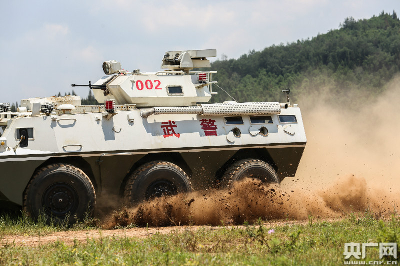 火力全开!武警云南总队某支队组织多型重火器实弹射击