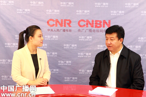 河北兴隆县县委书记做客中广网直播节目中