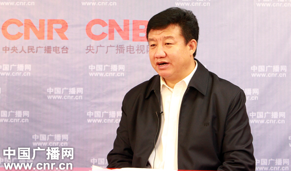河北兴隆县县委书记做客中广网直播节目中