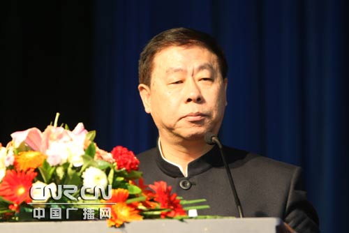 中央电视台副台长罗明做《危急时刻,我们用实