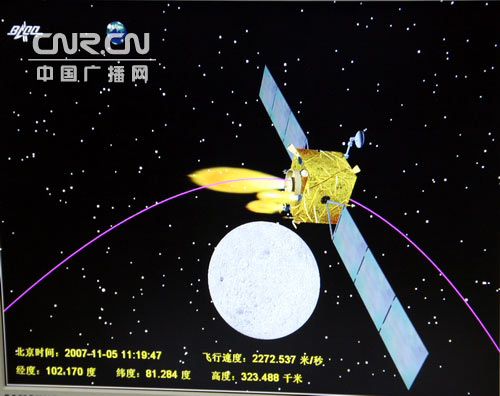 嫦娥一号近月制动成功