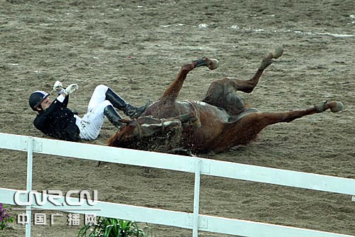 组图:奥运会上的人仰马翻