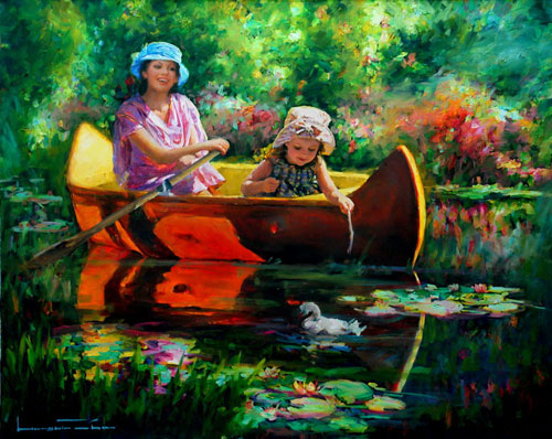 赵红斌(莲花池)油画(日本)