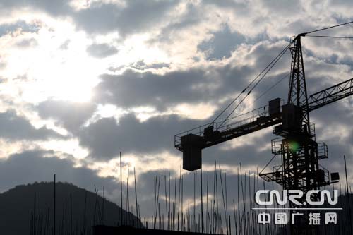 汶川大地震灾后重建建设工地掠影