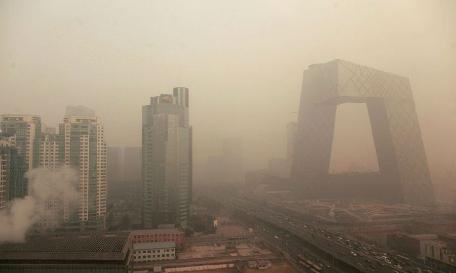 震撼实拍各地雾霾奇景