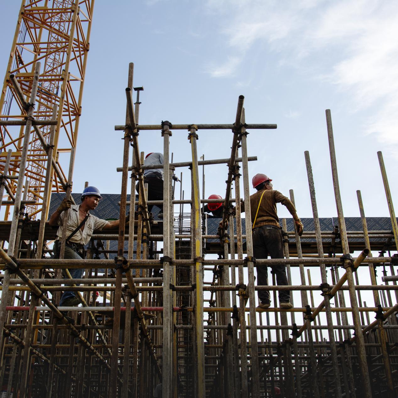 安徽肥西:大建设工地如火如荼