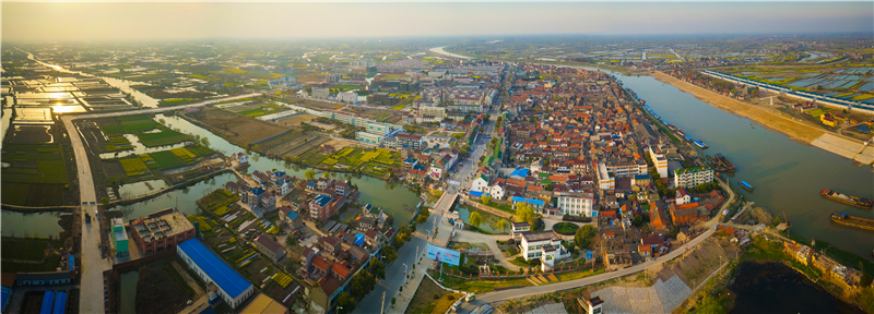 河沟密布的水阳镇