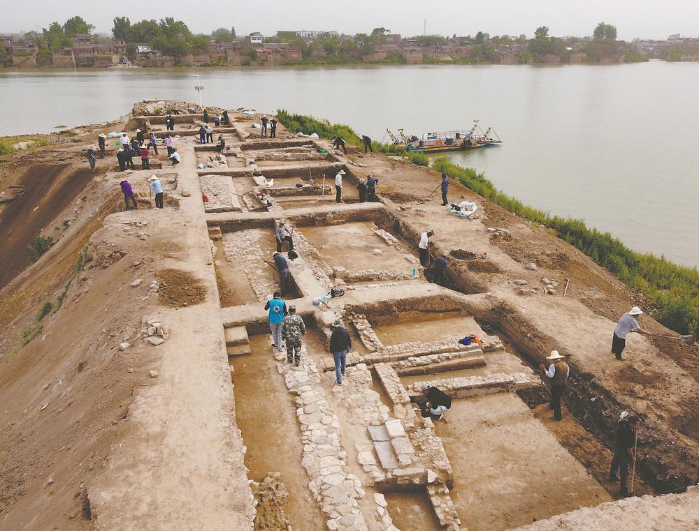 清代码头重现淮河岸边