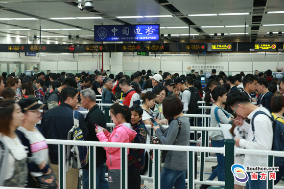 复活节期间 深圳湾口岸迎客将超50万人次_央广网