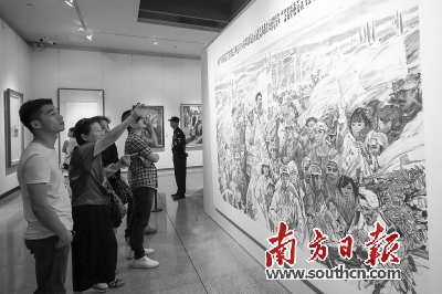 快来看!广东这场会"动"的百年美术盛宴在深圳开幕