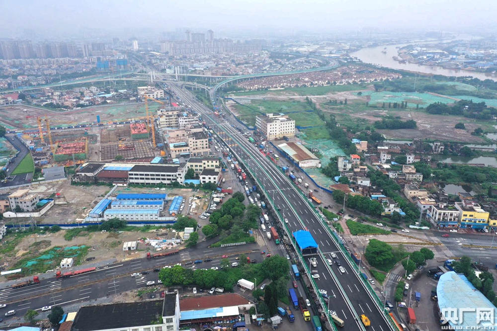 历经384个昼夜,中建八局华南公司承建的国道g105线顺德桂南路口立交