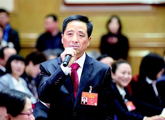 大冶市保安镇农科村党总支书记王能干代表——村里的脱贫故事讲不完