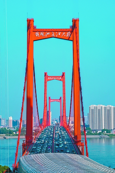 鹦鹉洲长江大桥 黄大头 摄