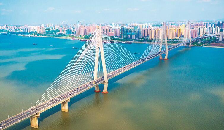 武汉条条"巨龙"卧波 众多大桥都更添风采