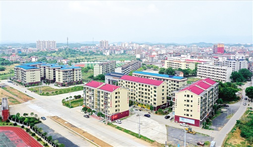 双峰县青树坪镇青树易地扶贫安置点.