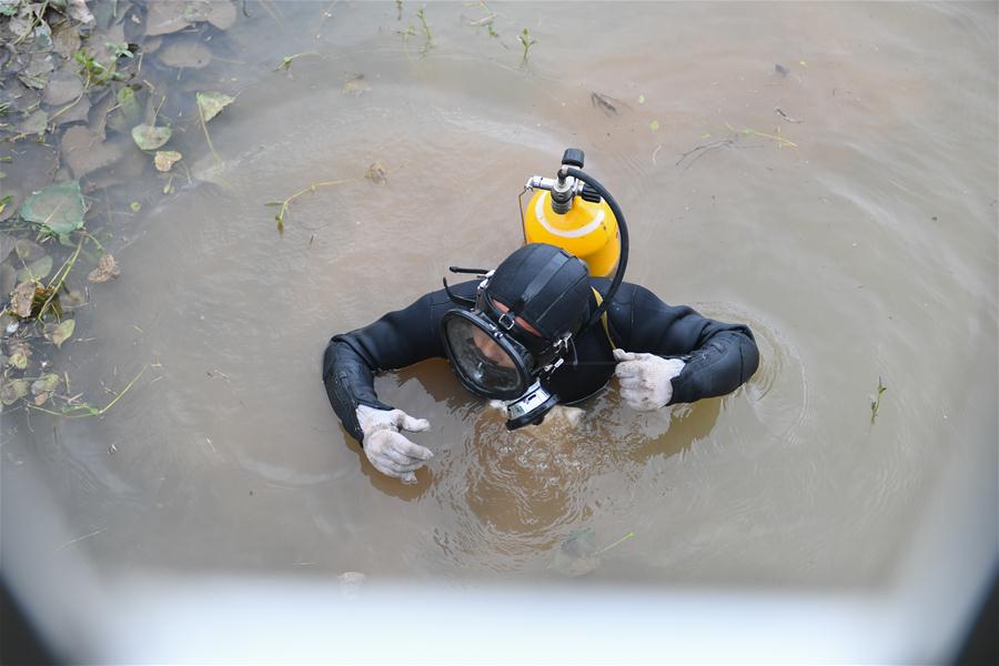 洞庭"蛙人":在水下10米打响家园保卫战