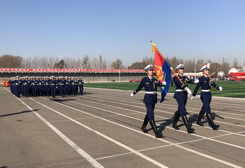 辽宁省消防救援总队举行全员岗位大练兵大比武汇报演练