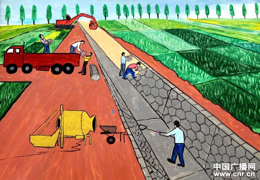 新疆农民画系列之三:生产劳动